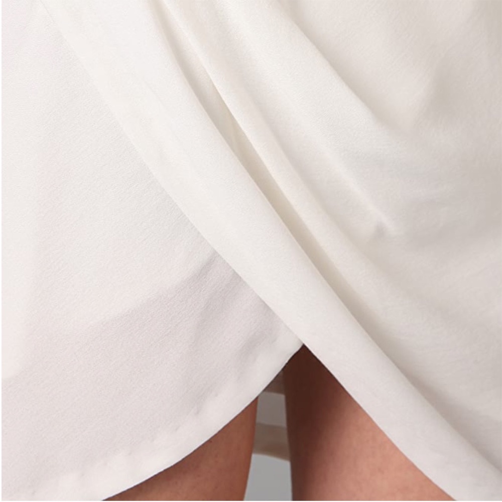 HELMUT LANG Relic Side Twist Crepe Draped Dress - Picture 4 of 12